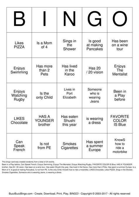 Ice Breaker BINGO! Who... Bingo Cards to Download, Print and Customize!