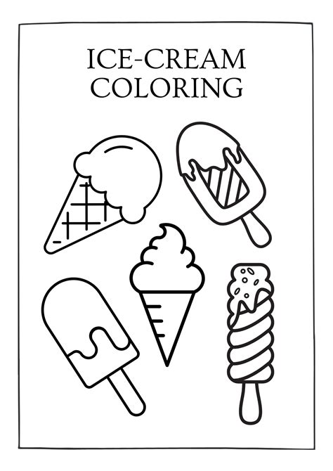 Ice Coloring Shee