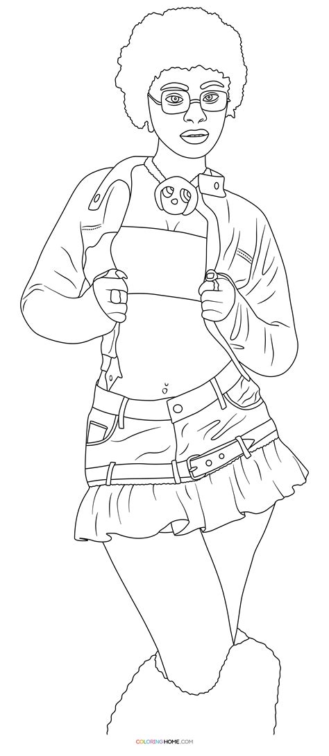 Hello Kitty Xmas Coloring Pages