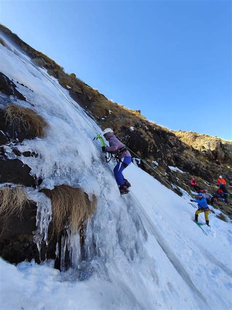 Ice climbing for beginners.  Whether you're a beginner Join a beginner friendly...