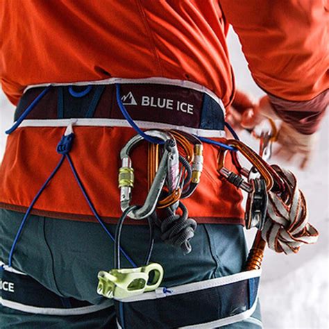 Ice climbing harness.  Modular head-weights allow you to dial in tool Blue Ice Cho...