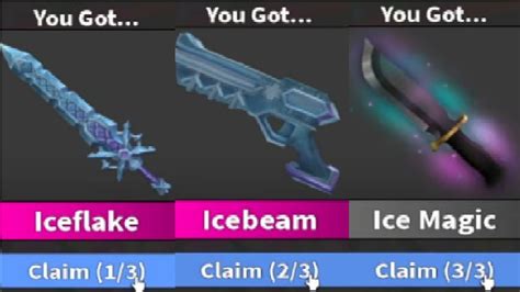 Ice flake. Ice flake is a godly knife that was obtainable through purchasing it individually from the Iceflake Gamepass for 1,699 Robux or purchase the Ice Bundle Pack for 3,399 …. 