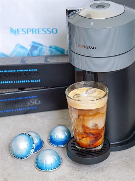 Ice leggero. May 9, 2023 · Step. add the ice cubes. Add 3 ice cubes to your glass or 90g of ice cubes. Add the coffee on top. Extract your Ristretto, Espresso Forte or Lungo Leggero coffee on top. Add cold water. Add 90ml of cold water, then stir and enjoy your Nespresso on ice. 