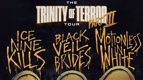 Ice nine kills trinity of terror setlist. Buy and sell with confidence. Customer service all the way to your seat. Every order is 100% guaranteed 