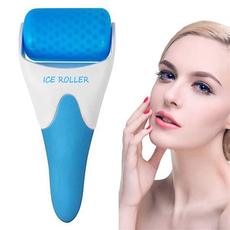Ice roller for face. This item: Ice Roller, Ice Roller for Face, Ice Face Roller, Cold Facial Ice Roller Massager for Eye Puffiness, Women's Gifts, Migraine, TMJ Pain Relief & Minor Injuries, Skin Care Products (Blue) $7.99 $ 7 . 99 ($7.99/Count) 