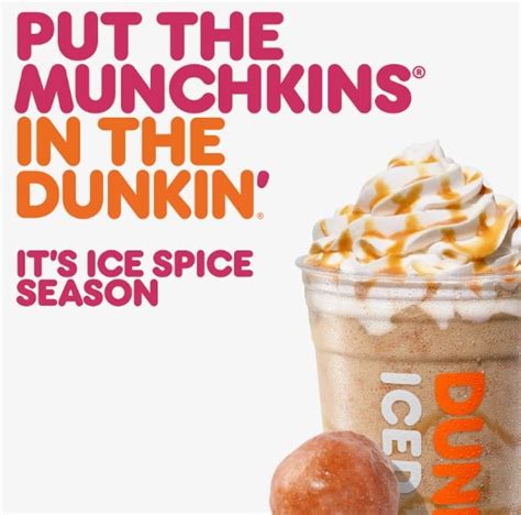 Ice spice drink. Try the New Ice Spice Munchkins® Drink. Available now through October 31st 2023. 