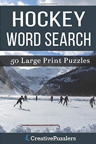 Read Ice Hockey Word Search Large Print Puzzle Book Volume 1 By Creativepuzzlers