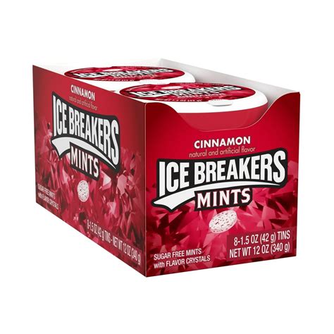 Icebreaker, Sugar Free Cinnamon Mints, 1.5 oz - Walmart.com