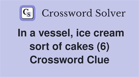 Iced, as cake - crossword puzzle clue