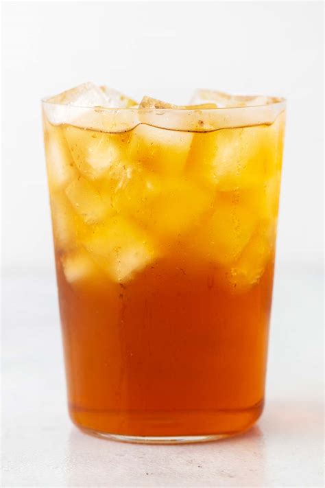 Iced black tea. Our signature smooth & refreshing Tropical black tea starts with China black FOP and is infused with passion fruit, pineapple and kiwi flavors. 
