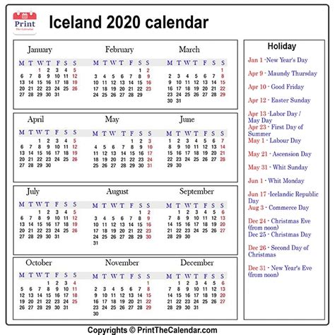 Iceland Calendar 2024: A Guide To Festivals And Events