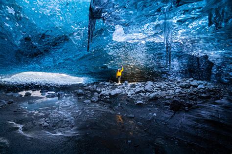 Iceland ice cave tour. 