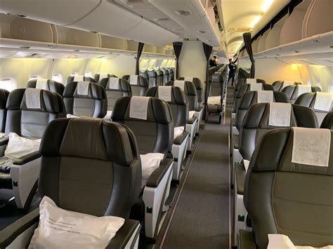 Icelandair business class. Air France business class is likely lie flat sleepers. Icelandair Saga class offers nothing like that, more like premium economy seats (but ... 