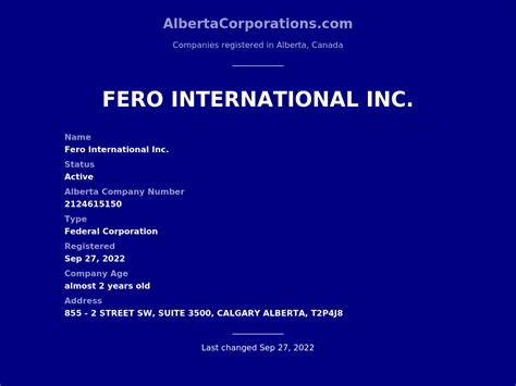 Icg Thermal Inc. - Calgary Alberta Corporations