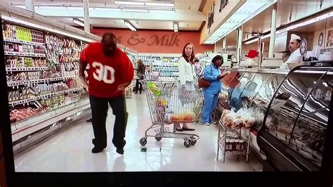 Ickey Woods used to be a running back for the Cincinnati Bengals. Whenever he scored a touchdown, he did his famous “Ickey Shuffle”. The person in this commercial tells the other person that Ickey Woods gets excited about anything. The camera switches to Ickey getting excited about his cold cuts in a grocery store, and of course, doing the .... 