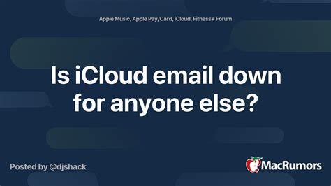 Services with confirmed issues, according to Apple's system status page, included iMessage, some Apple Maps services, iCloud Mail, iCloud Keychain, the App Store, Apple Music, Apple TV Plus, and .... 