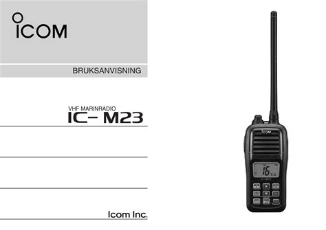 Icom IC-M23 (SE) by Northcom - Issuu