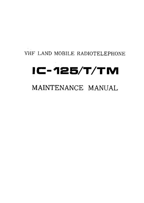 Icom ic 125 ic 125t ic 125tm manuale di riparazione. - Cms made simple 1 6 beginners guide.
