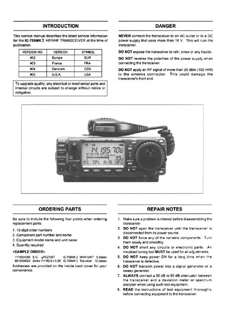 Icom ic 706 service repair manual. - 1996 88 cv johnson spl manuale del fuoribordo.