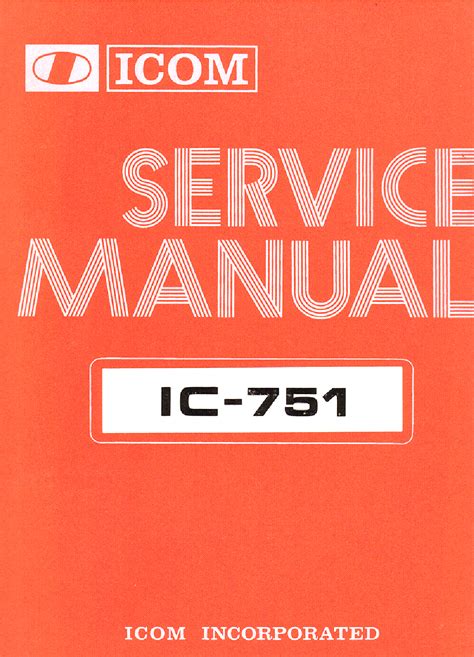Icom ic 751 service repair manual. - Manual for social surveys on food habits and consumption in developing countries.