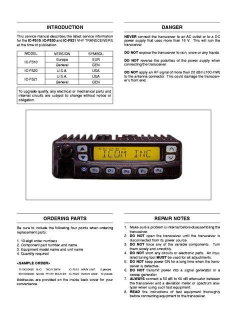 Icom ic f510 ic f520 ic f521 service repair manual. - Pocket guide to monsters and malevolent creatures by oliver james westley.