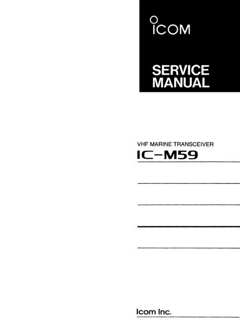 Icom ic m59 service repair manual. - Tune in let your intuition guide you to fulfillment and.