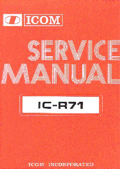 Icom ic r71 service repair manual. - Lg 27ms73v 27ms73s ​​led tv service manual.