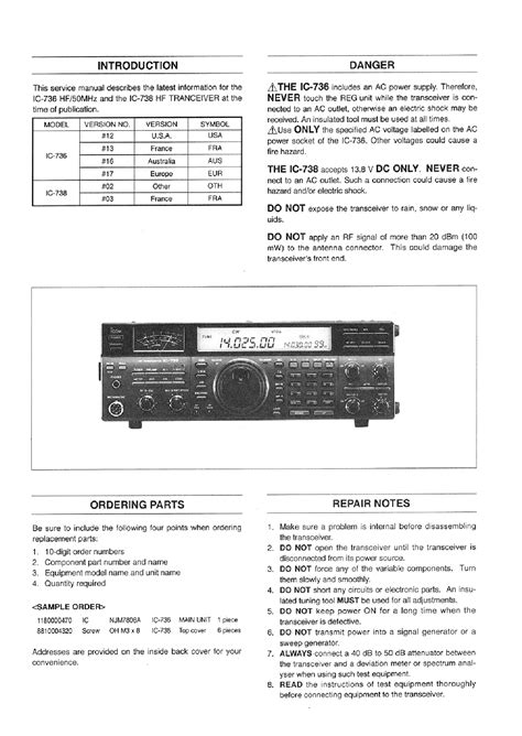 Icom service manual ic 736 ic 738 download. - Audi alteram partem, letters of a representative to his constituents.