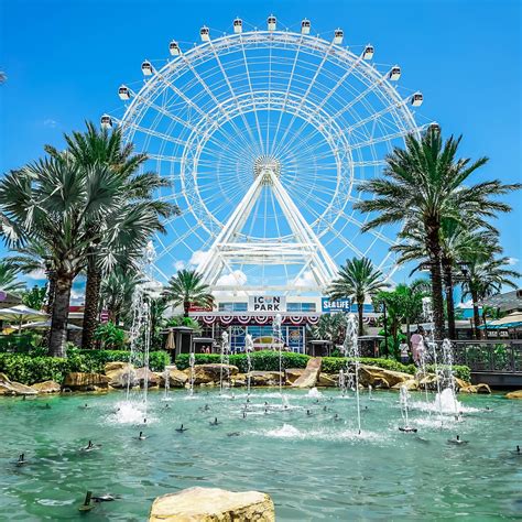 Icon park orlando. ICON Park is the perfect destination for your next Date Night, Valentine’s Day, Anniversary, or any other occasion you wish to celebrate. In the heart of the Orlando Entertainment District, ICON Park is home to over 50 Restaurants, Shops, and Attractions. 