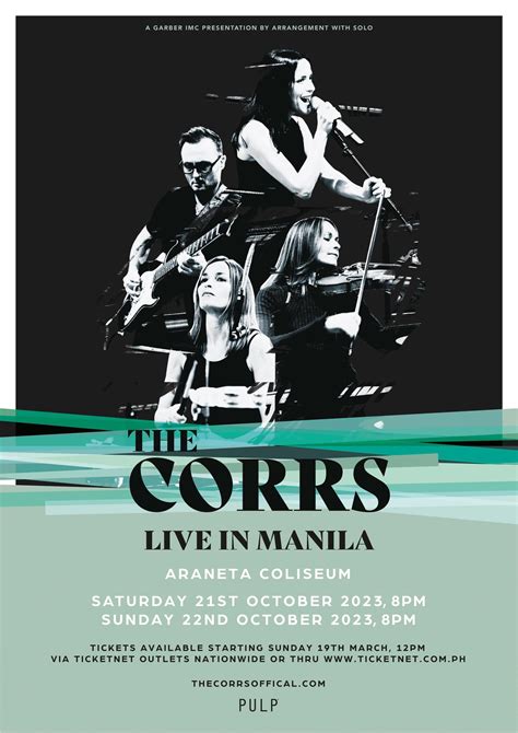 Iconic Irish Hitmakers ‘The Corrs’ Is Coming To Manila This October 2024