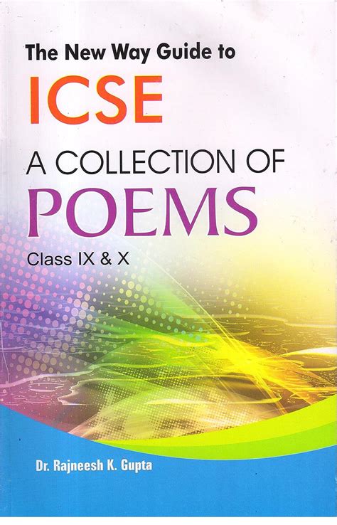 Icse guide to a collection of poems. - Vtu lab manuals civil rvce notes.