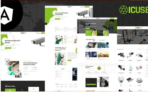 Icusec Security Shop React JS Website Template