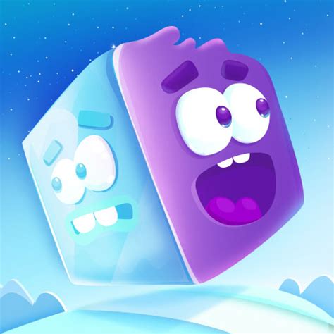 Icy purple slide. Addicting game for kids with simple controls that has 40 fun levels and cool hats. 