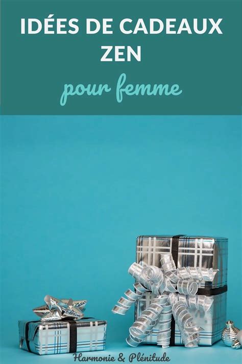 Idée cadeau zen femme