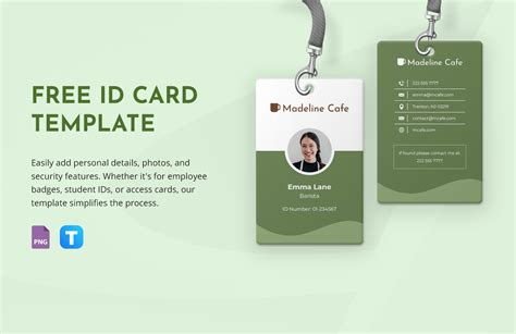 Id Card Template Google Docs Cards Design Templates