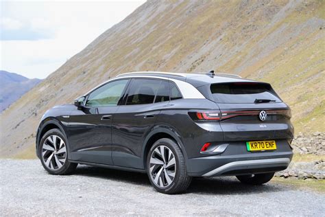 Id.4 review. May 4, 2023 ... The Volkswagen ID 4 is a decent electric car with a practical interior, an excellent safety score and a good range (especially with the 77kWh ... 