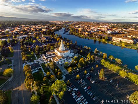  Idaho Falls is a city of roughly 67,000 residents and sits along the banks of the Snake River. Idaho Falls is the largest city east of Idaho's capital and provides a welcoming business environment, some of the lowest utility rates in the nation, and leisure opportunities second to none. .