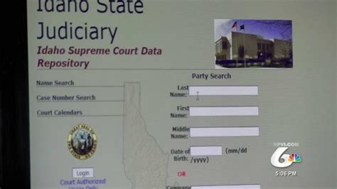 Idaho repository. Smart Search. 7. Search by Case or Record Number. 8. Search by Party Name. 9. Sorting and Refining your Results. 10. Advanced Filtering Options. 