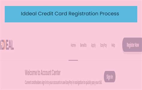Iddeal Credit Card - Deep Link Sign In. Is your mobile carrier not listed? If your mobile carrier is not listed, we are currently unable to text you a unique ID code. Please call Customer Care at 1-855-408-1662 (TDD/TTY: 1-888-819-1918 ).. 