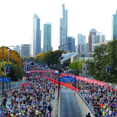 Ideal weather for the Chicago Marathon