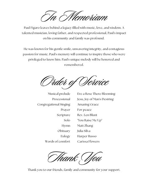 Ideas for memorial service program. .  A program should be a reflection of the deceased’s life...