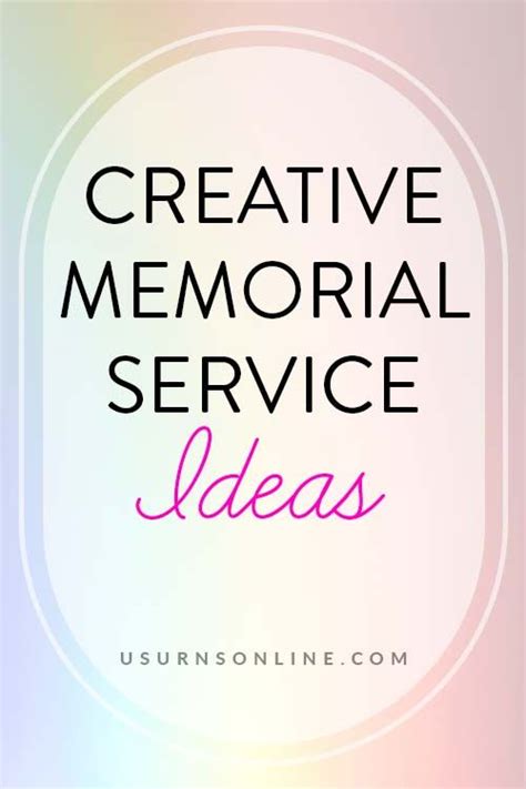 Ideas for memorial service.  Let us help you honor their memory.  Explore some 50 unique memoria...