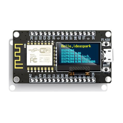 Ideaspark esp8266.  Ideaspark nodemcu ESP8266 with built in screen display examp...