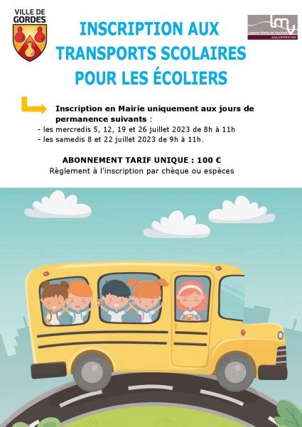 Identification Inscription Transports Scolaires