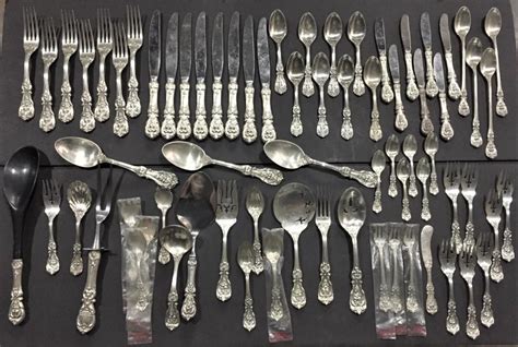 Identification for Flatware, Dinnerware and Stemware Patterns Silver