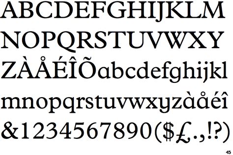 Identifont - Plantin Schoolbook