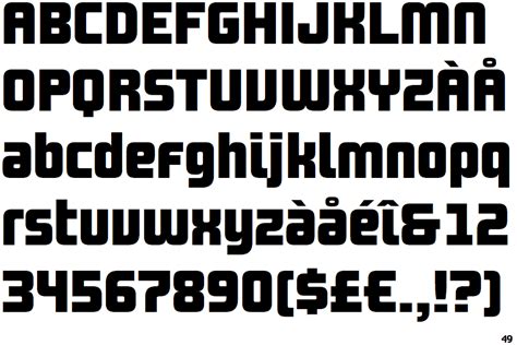 Identifont Design System A 900