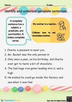 Identifying Complete And Sentences