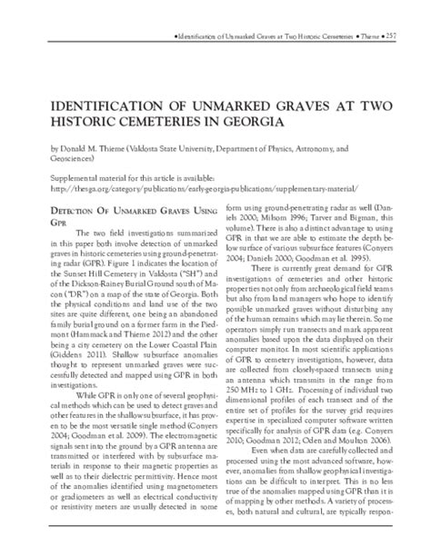 Identifying unmarked graves.  Dr.  to associate or connect closely:[~ + object + with + obj...
