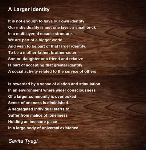 Identity poem. Things To Know About Identity poem. 